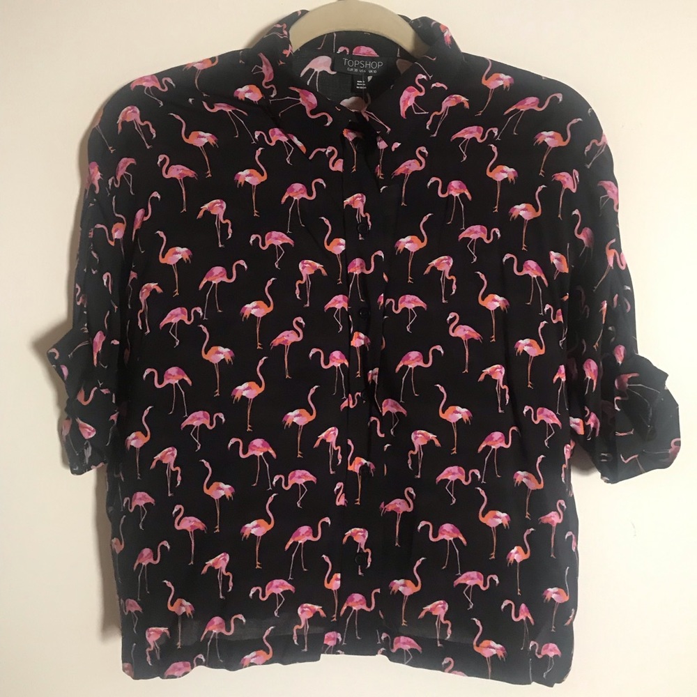 Topshop Flamingo Tee